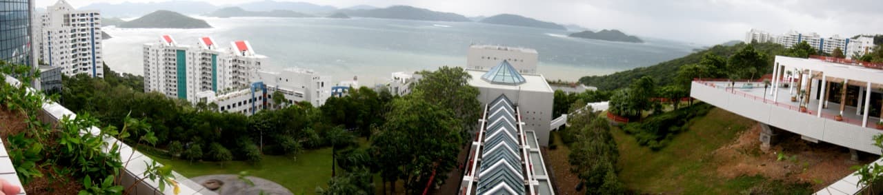 Панорама кампуса Hong Kong University of Science and Technology