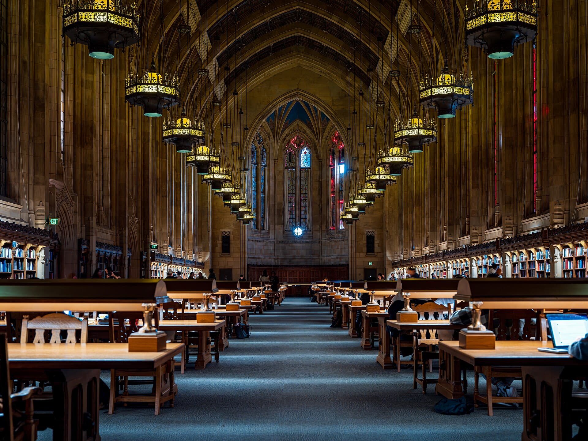 Читальный зал библиотеки Суццалло, University of Washington
